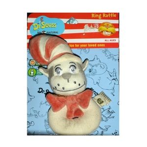 Dr. Seuss My Natural Cat in the Hat Ring Rattle